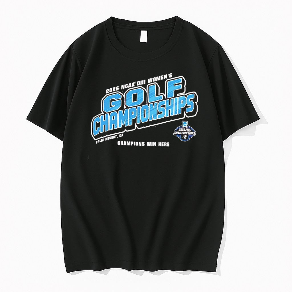 Original Champions Win Here 2026 Ncaa Diii Womens Golf Championship Tshirts Jpg