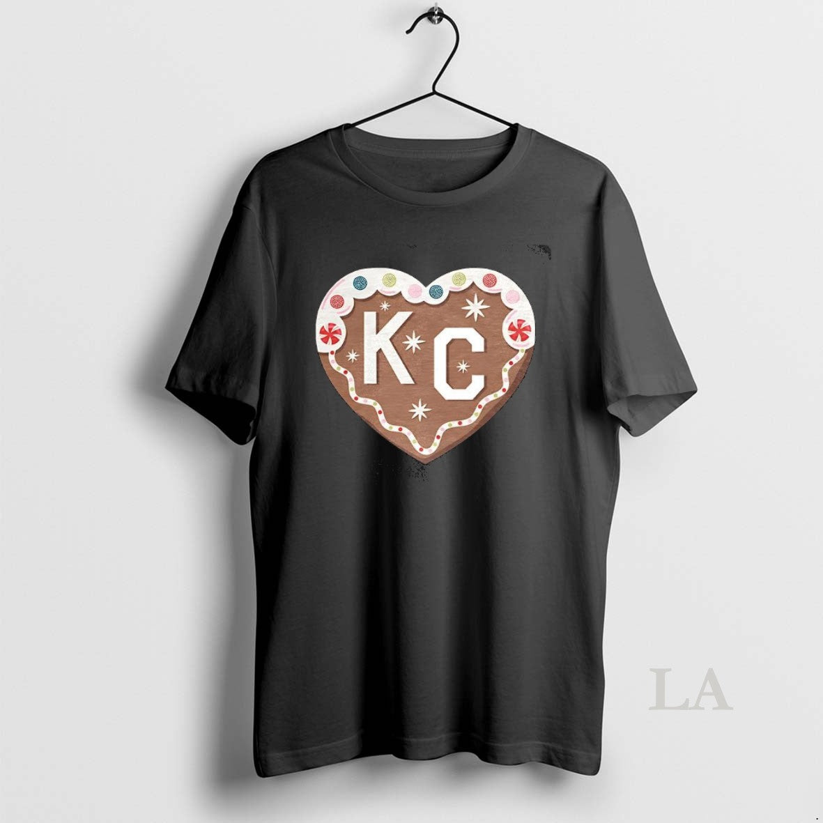 Original Charlie Hustle Kc Heart Gingerbread T-Shirts, Hoodie, Sweatshirt | PureTeeCo.com