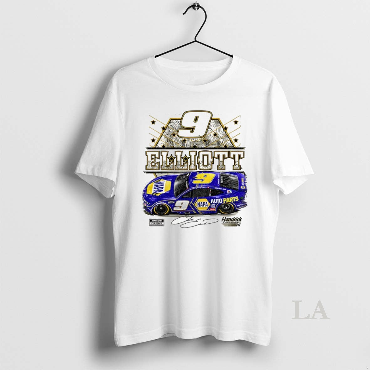 Original Chase Elliott 9 Hendrick Motorsports Napa Auto Parts Car Racing Logo Signature