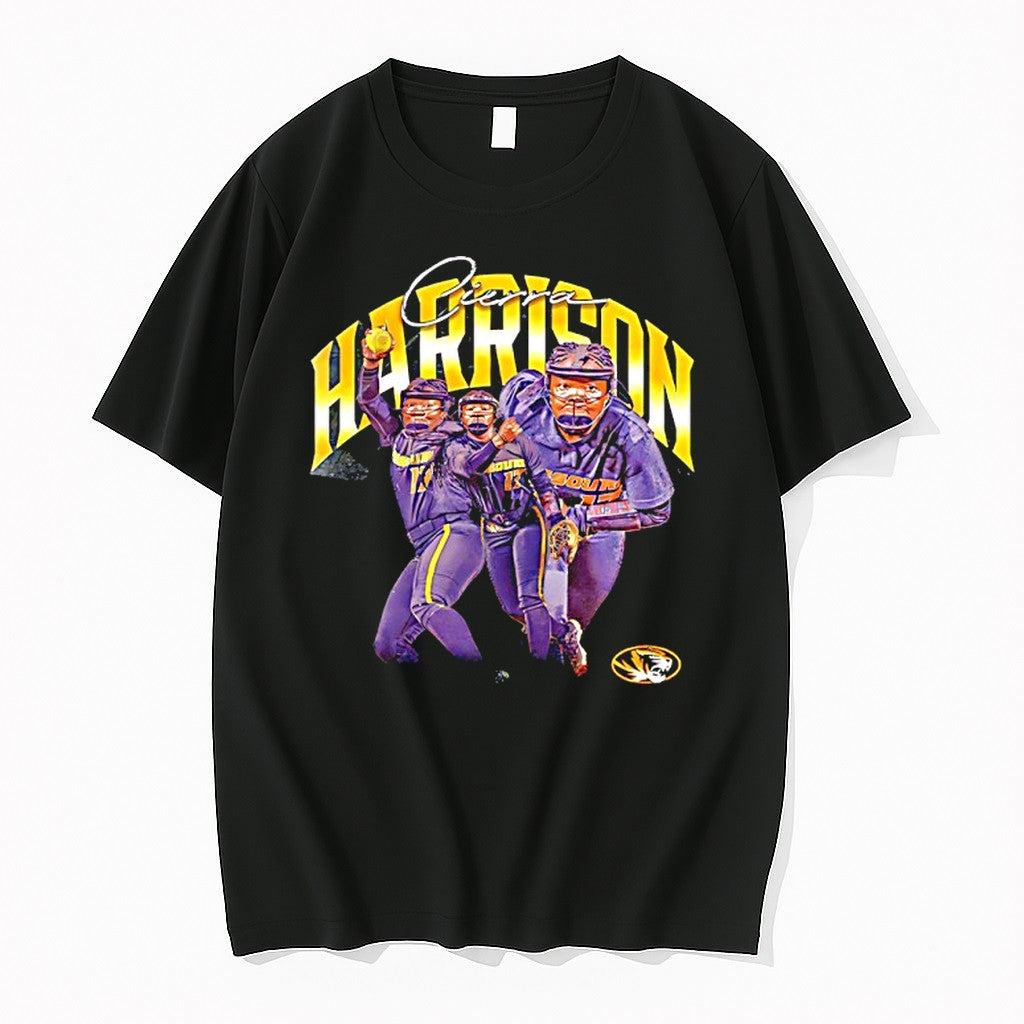 Original Cierra Harrison Missouri Tigers Ncaa Softball Tshirts Jpg