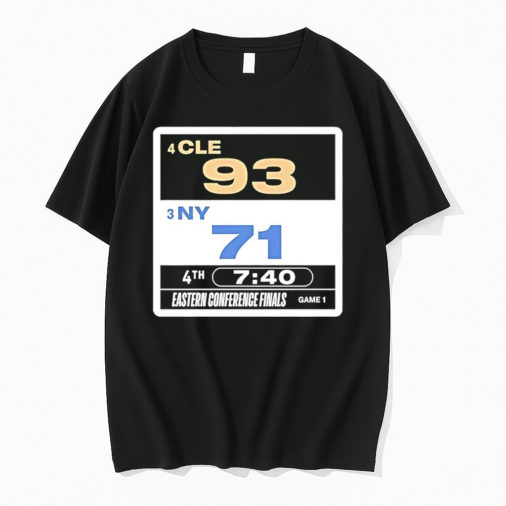 Original Cleveland 99 New York Knicks 71 2026 Nba Eastern Conference Finals Tshirts