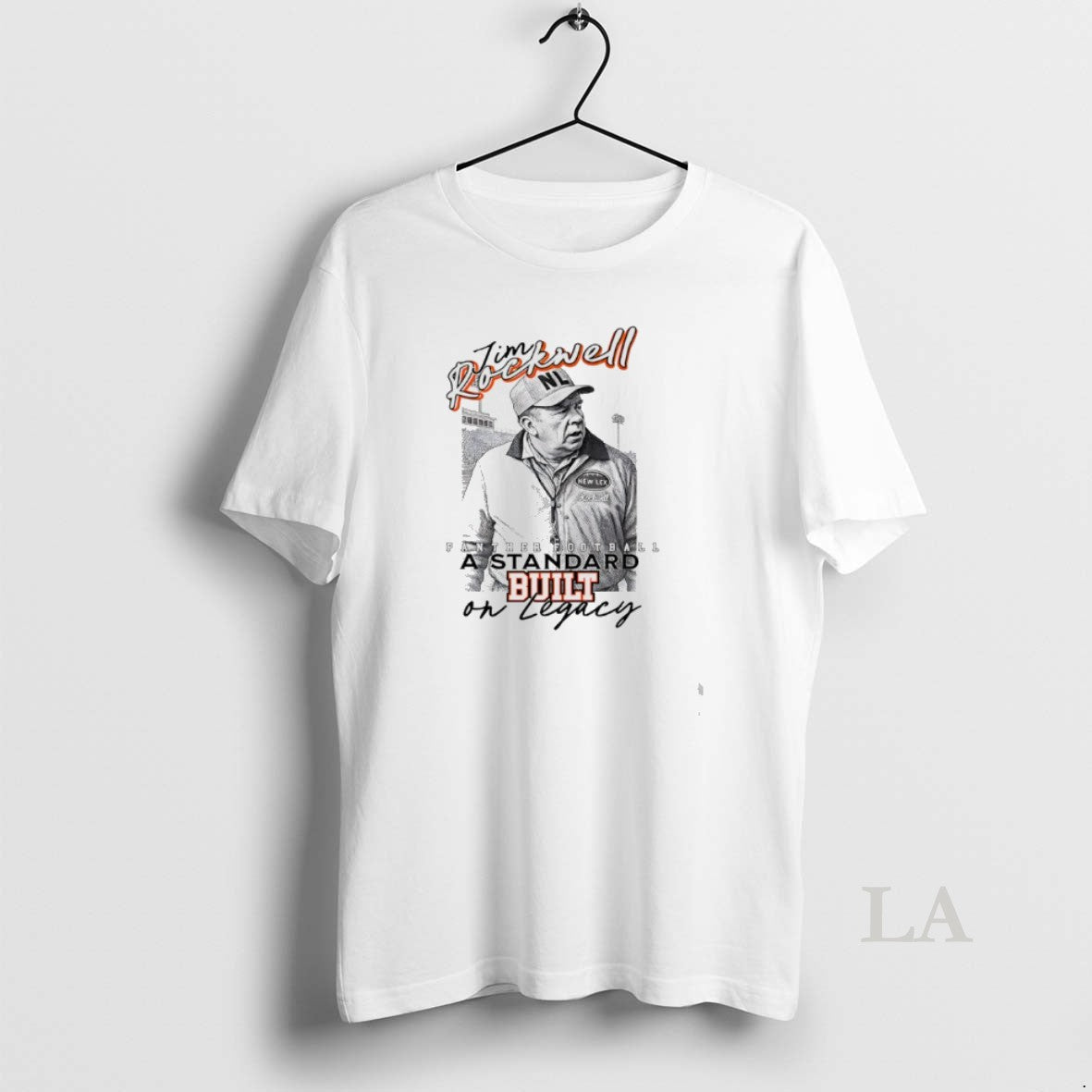Original Coach Tim Rockwell Panther Football A Standard Built On Legacy T-Shirts, Hoodie, Sweatshirt | PureTeeCo.com