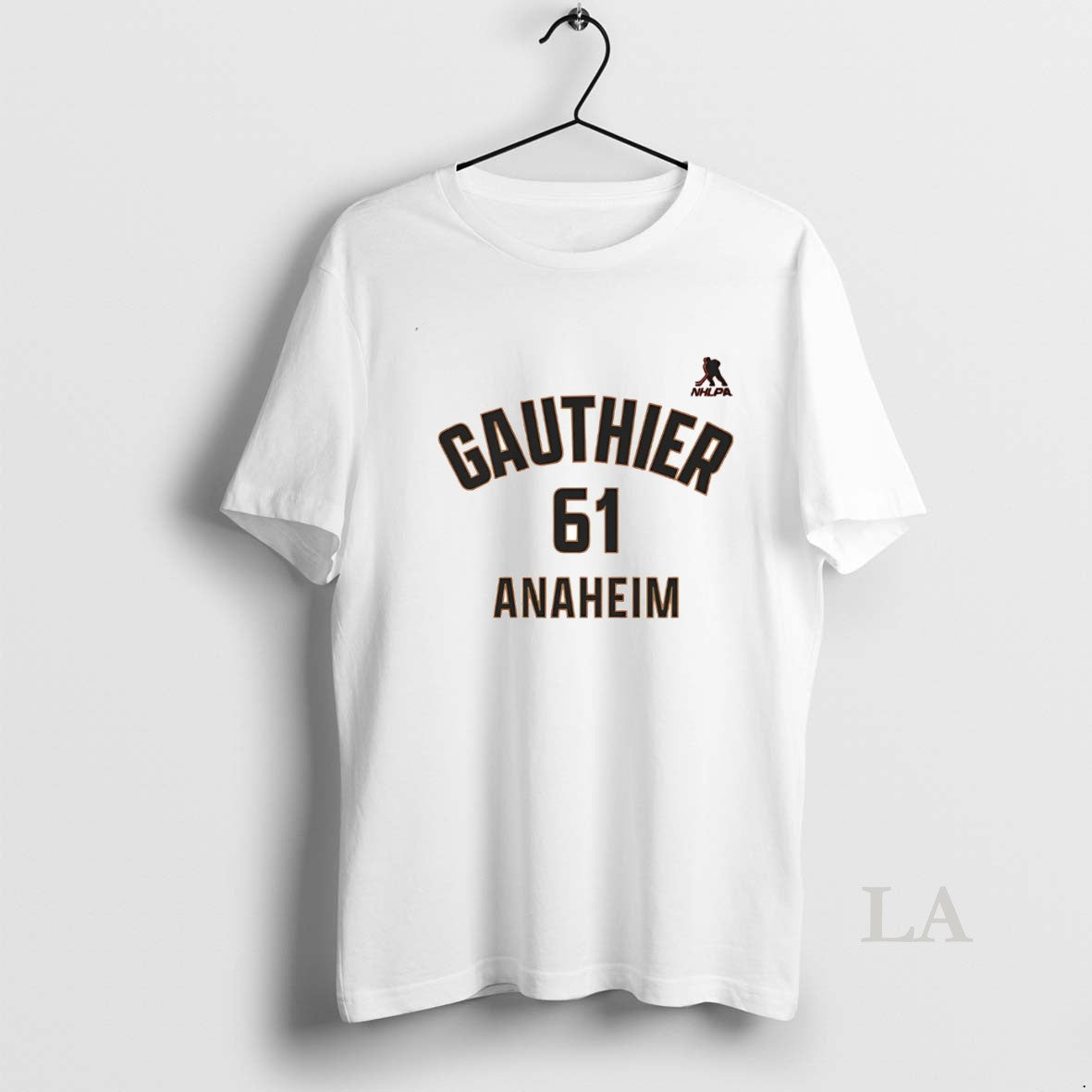 Original Cutter Gauthier Name And Number Anaheim Ducks T-Shirts, Hoodie, Sweatshirt | PureTeeCo.com