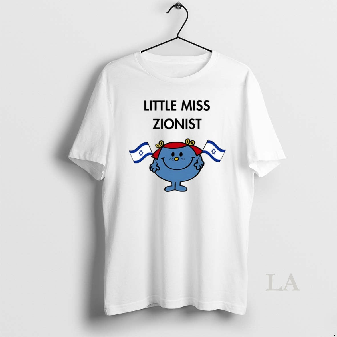 Original Dahlia Kurtz Little Miss Zionist Israel Flag Circle T-Shirts, Hoodie, Sweatshirt | PureTeeCo.com