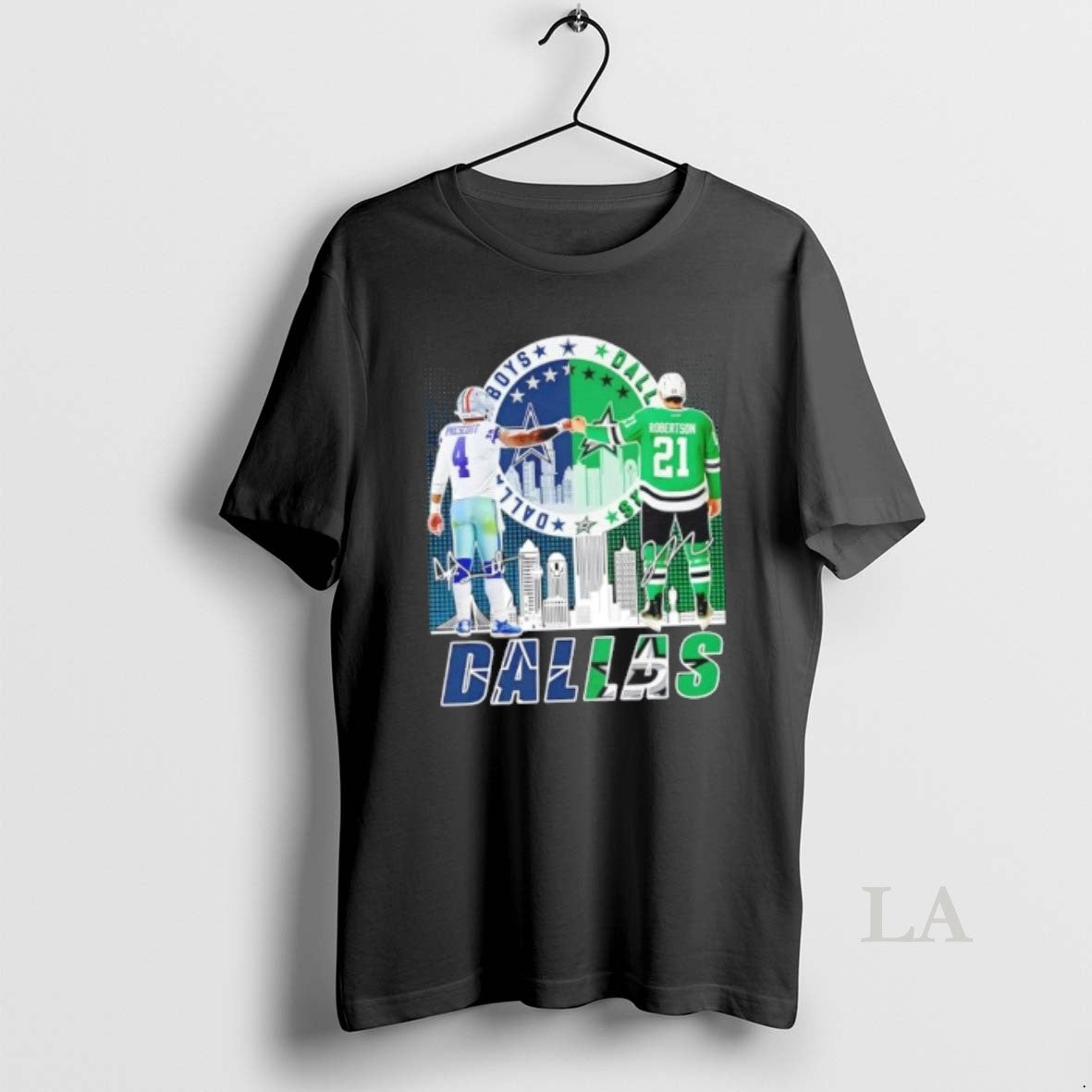 Original Dallas City Sports Prescott Cowboys X Robertson Stars Skyline T-Shirts, Hoodie, Sweatshirt | PureTeeCo.com