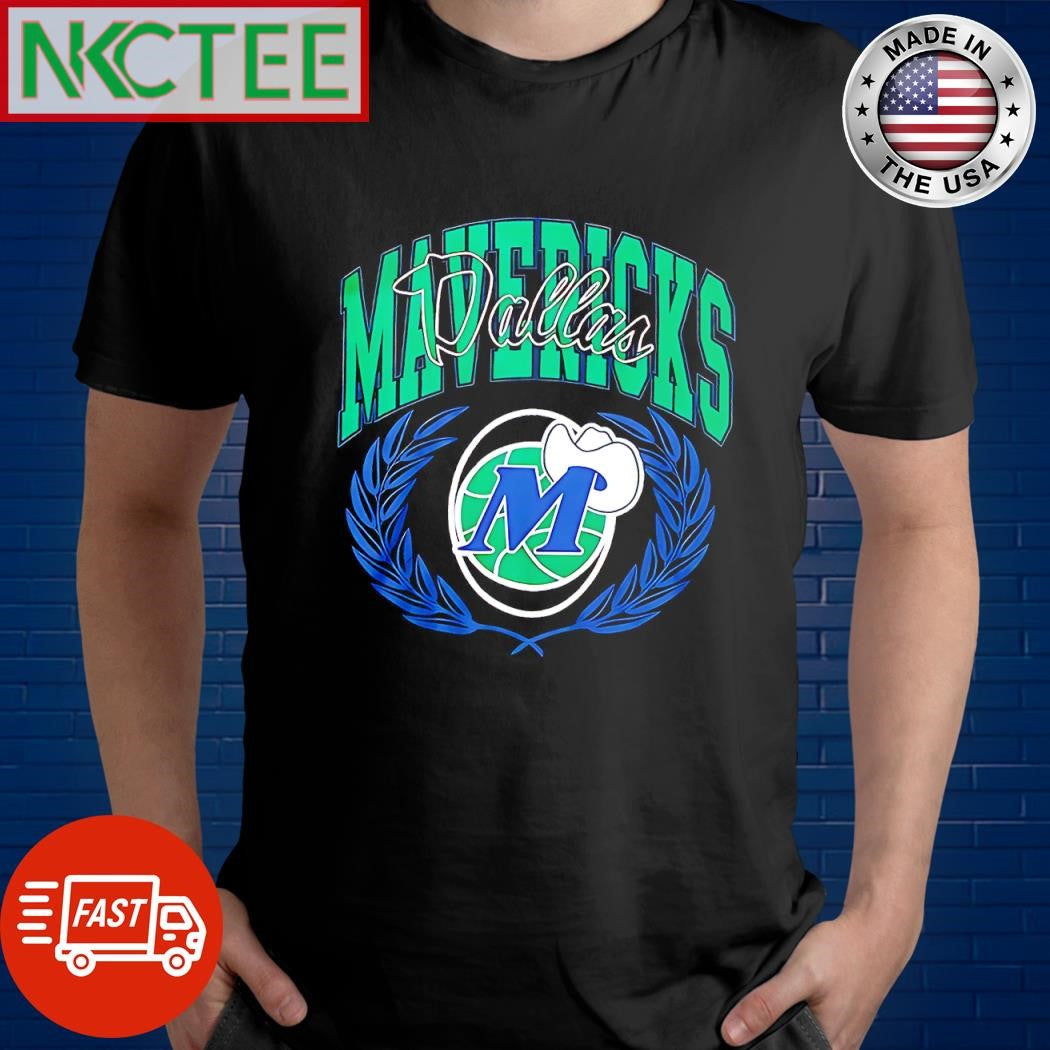 Original Dallas Mavericks laurel wreath logo shirt