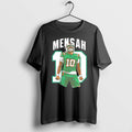 Original Darian Mensah Miami Hurricanes Ncaa 10 Football Player Illustration Tshirts