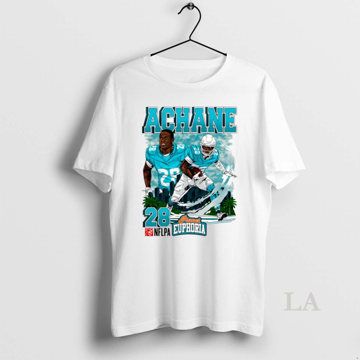 Original Devon Achane 28 Miami Dolphins Football Comic Circle T-Shirts, Hoodie, Sweatshirt | PureTeeCo.com