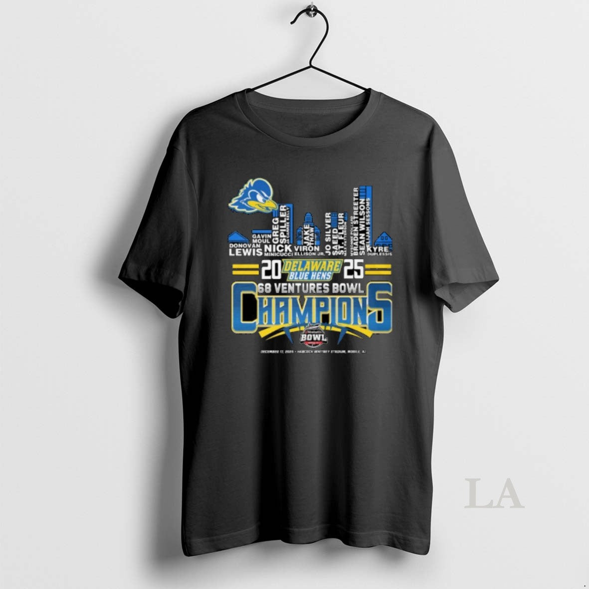 Original Delaware Blue Hens 2025 68 Ventures Bowl Champions City Skylines T-Shirts, Hoodie, Sweatshirt | PureTeeCo.com
