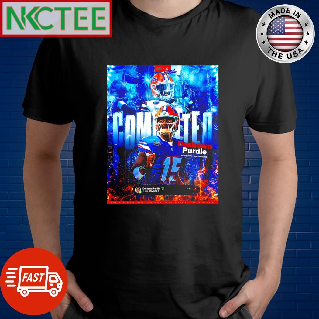 Original Deshawn Purdie quarterback Baltimore MD Deshawn Purdie I just play ball shirt