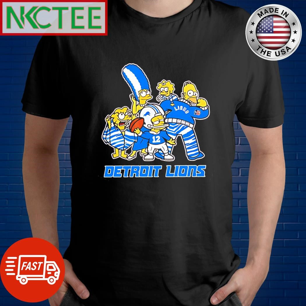 Original Detroit Lions The Simpsons cartoon shirt