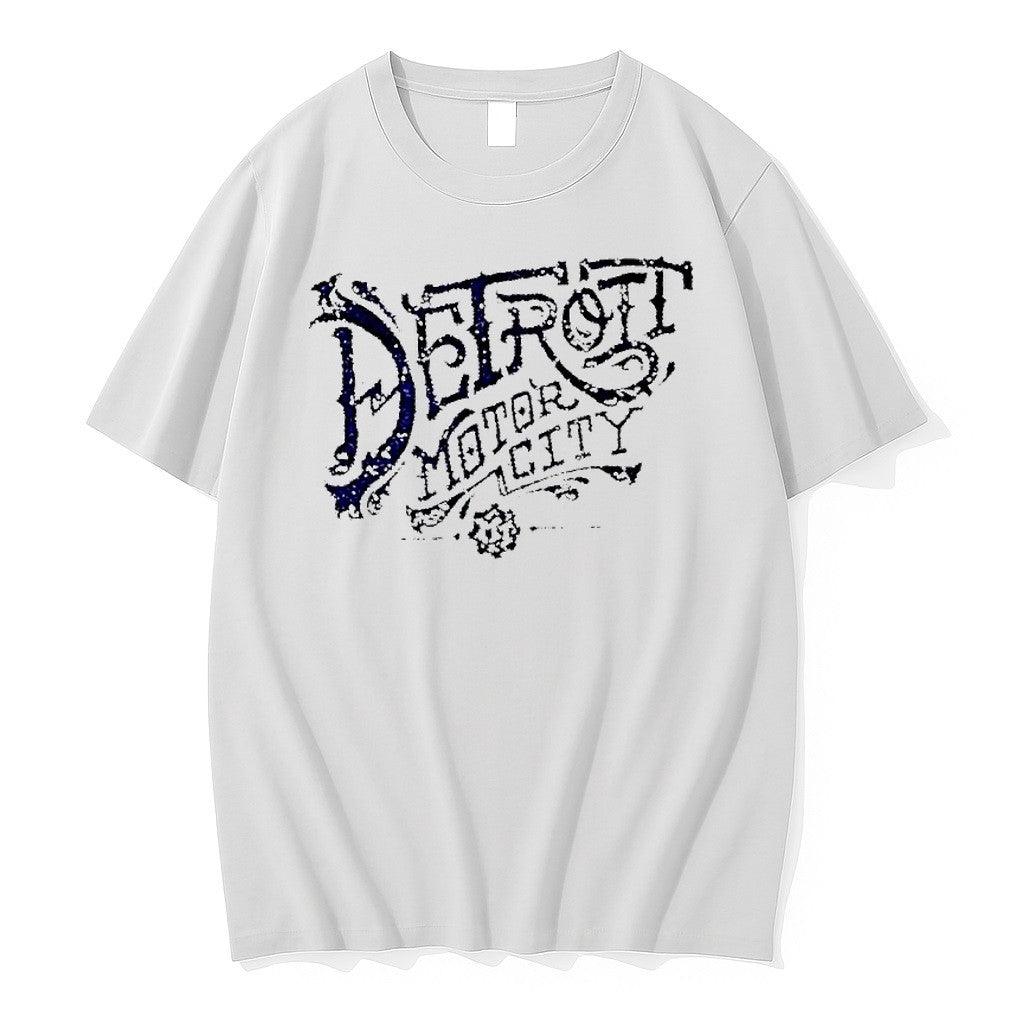 Original Detroit Motor City Distressed Ornate Tshirts Jpg
