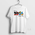 Original Disney Family 2026 Family Trip Cartoon