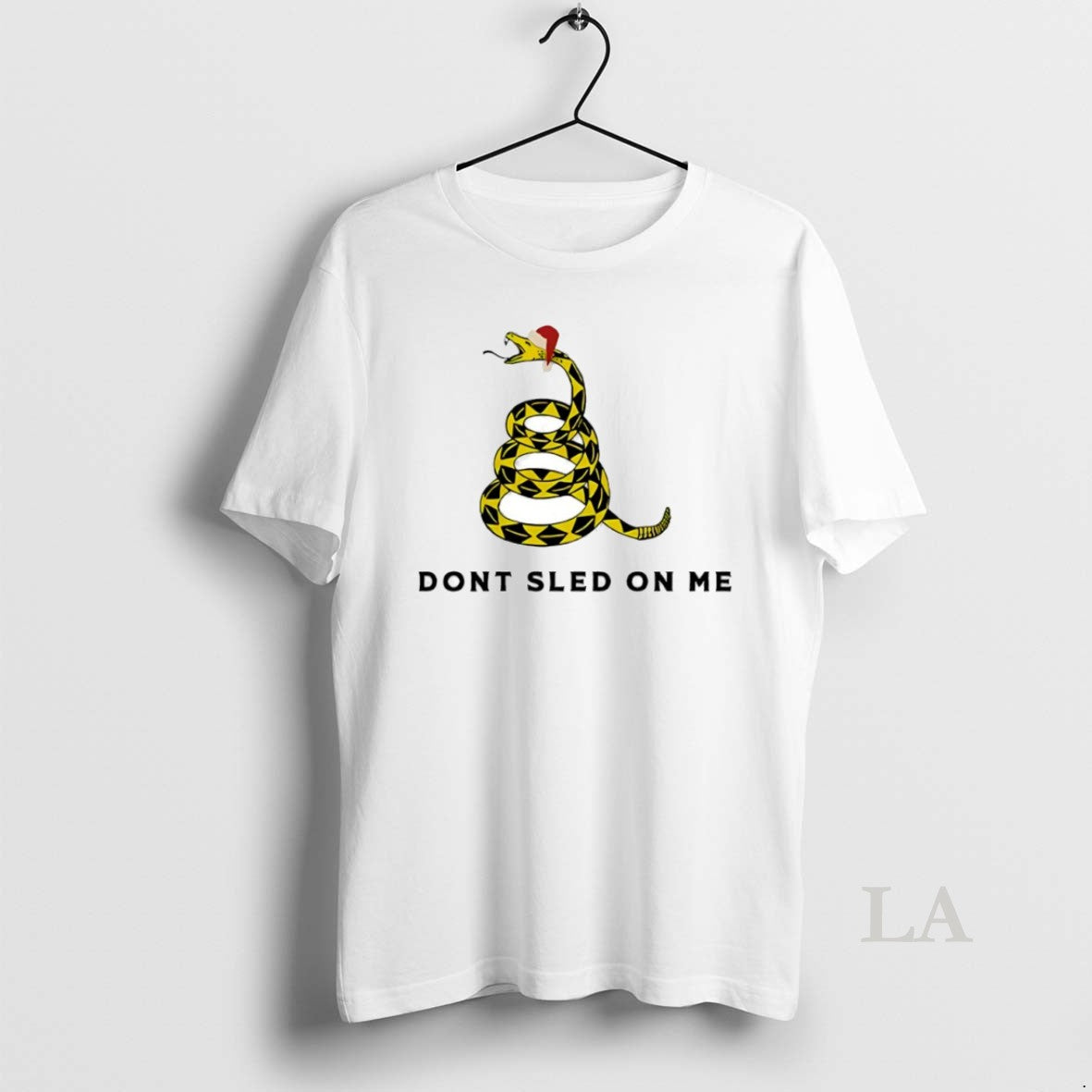 Original Dont Sled On Me Snake Christmas Circle T-Shirts, Hoodie, Sweatshirt | PureTeeCo.com