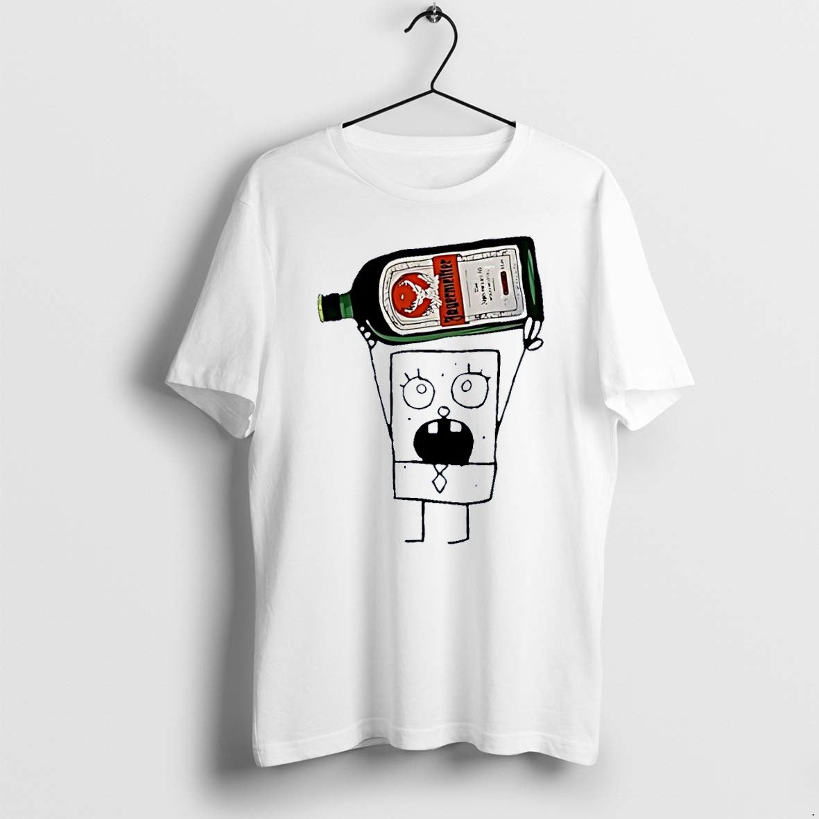 Original Doodlebob Jagermeister White Tshirts Jpg