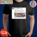 Original Elon Musk repost Tesla King This Cybertruck is on fire shirt