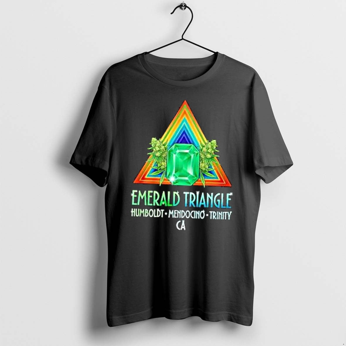 Original Emerald Triangle Humboldt Mendocino Trinity Tshirts Jpg