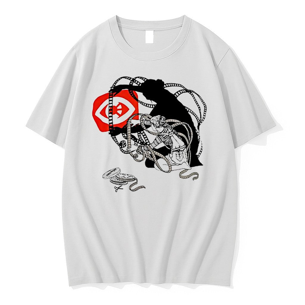 Original Entangled Film Reel Filmmaker Eye Editing Cinema Graphic Tshirts Jpg