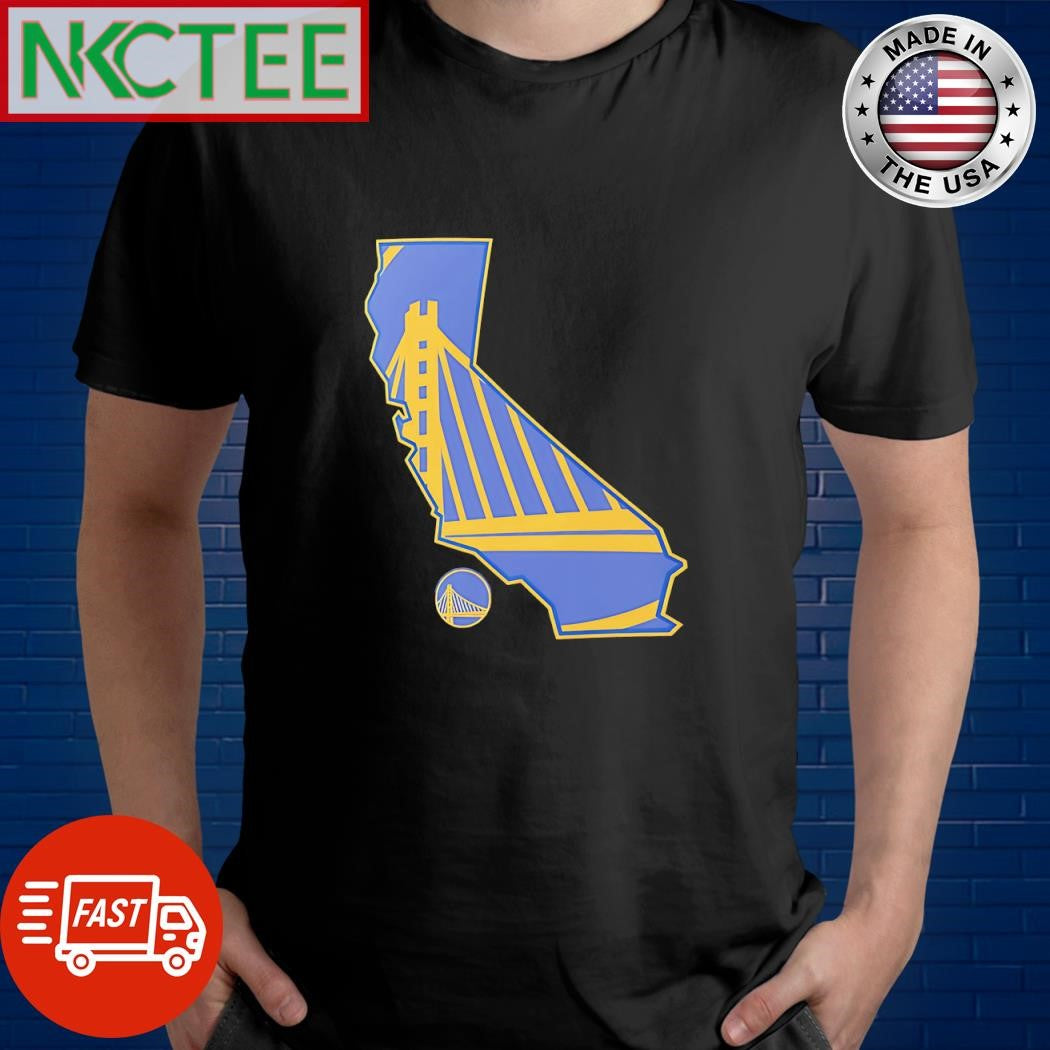 Original Golden State Warriors Core Hometown Launch map shirt