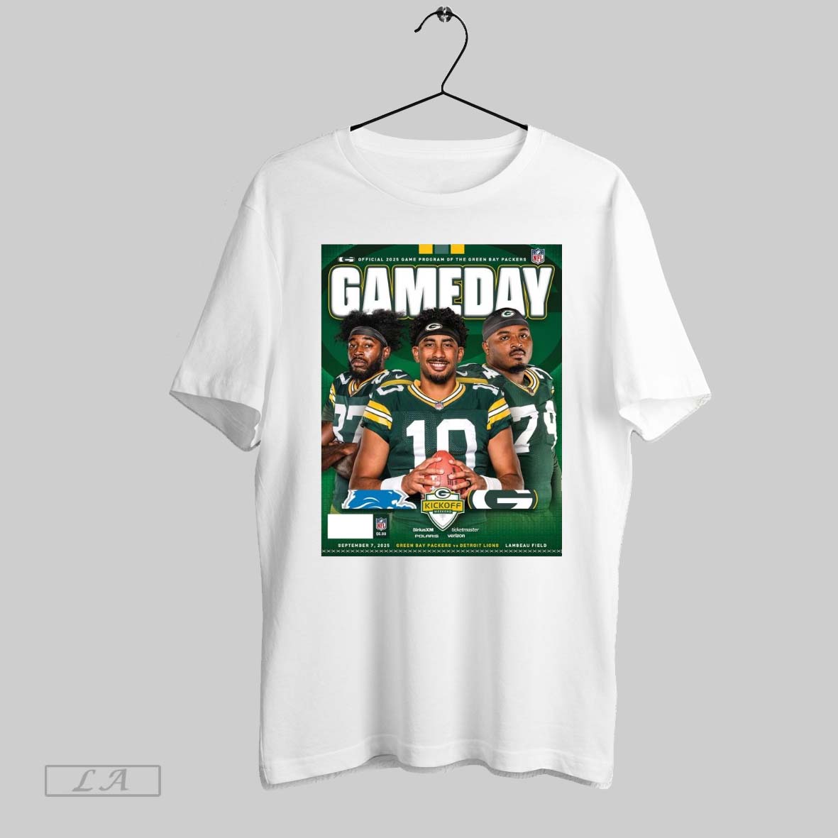 Original Green Bay Packers Vs Detroit Lions Kickoff Weekend Gameday Program 9 7 2025