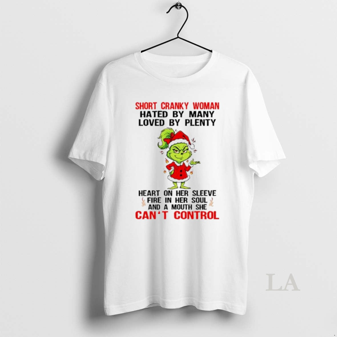 Original Grinch Santa 2025 Short Cranky Woman Hated By Many Loved By Plenty T-Shirts, Hoodie, Sweatshirt | PureTeeCo.com