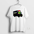Original Grinch Santa Claus In Amazon Truck Merry Christmas T-Shirts, Hoodie, Sweatshirt | PureTeeCo.com