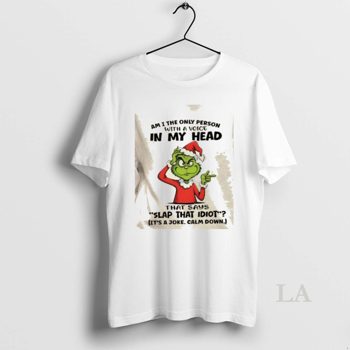 Original Grinch Am I The Only Person With A Voice In My Head That Says T-Shirts, Hoodie, Sweatshirt | PureTeeCo.com