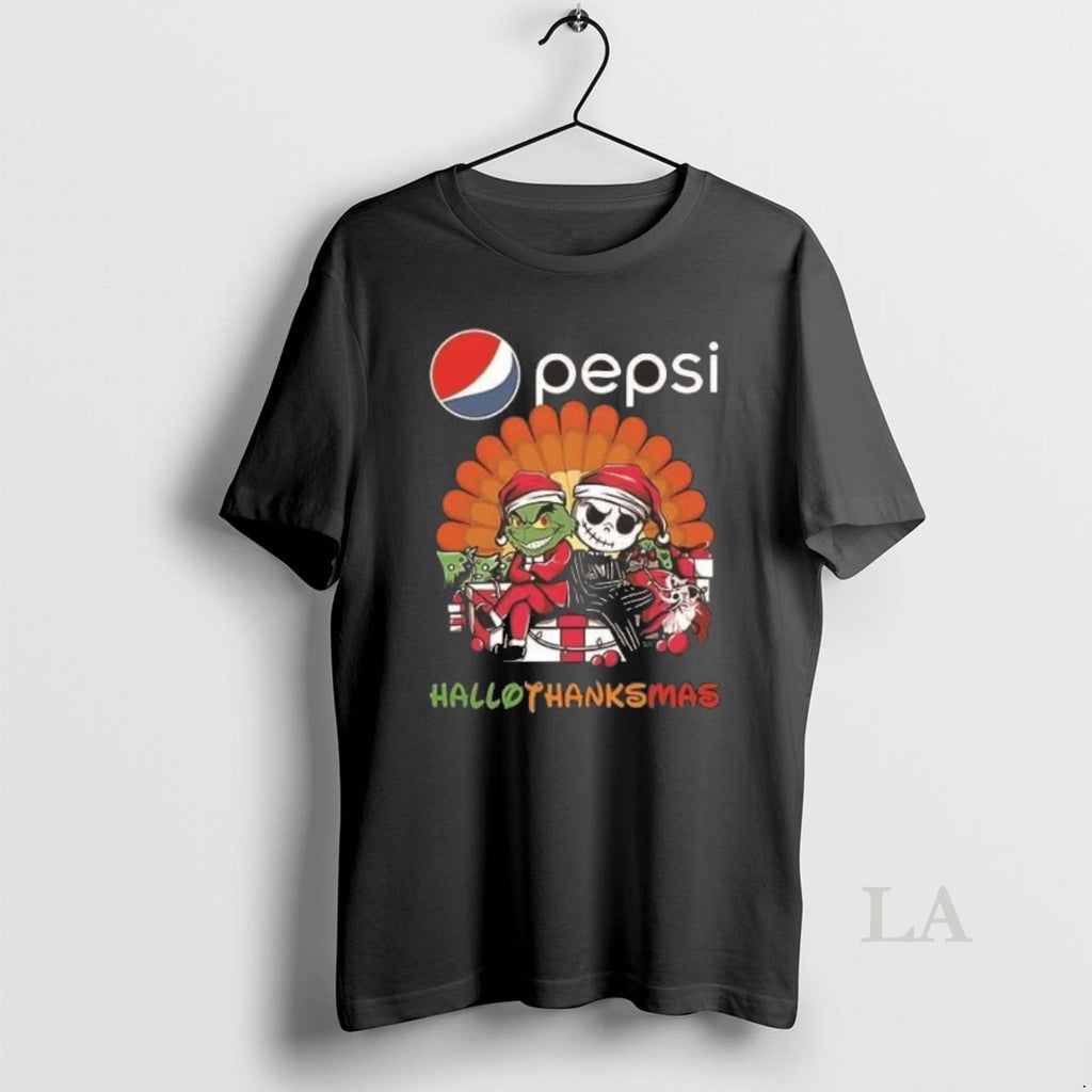 Original Grinch And Jack Skellington Pepsi Hallothanksmas 2 Sided