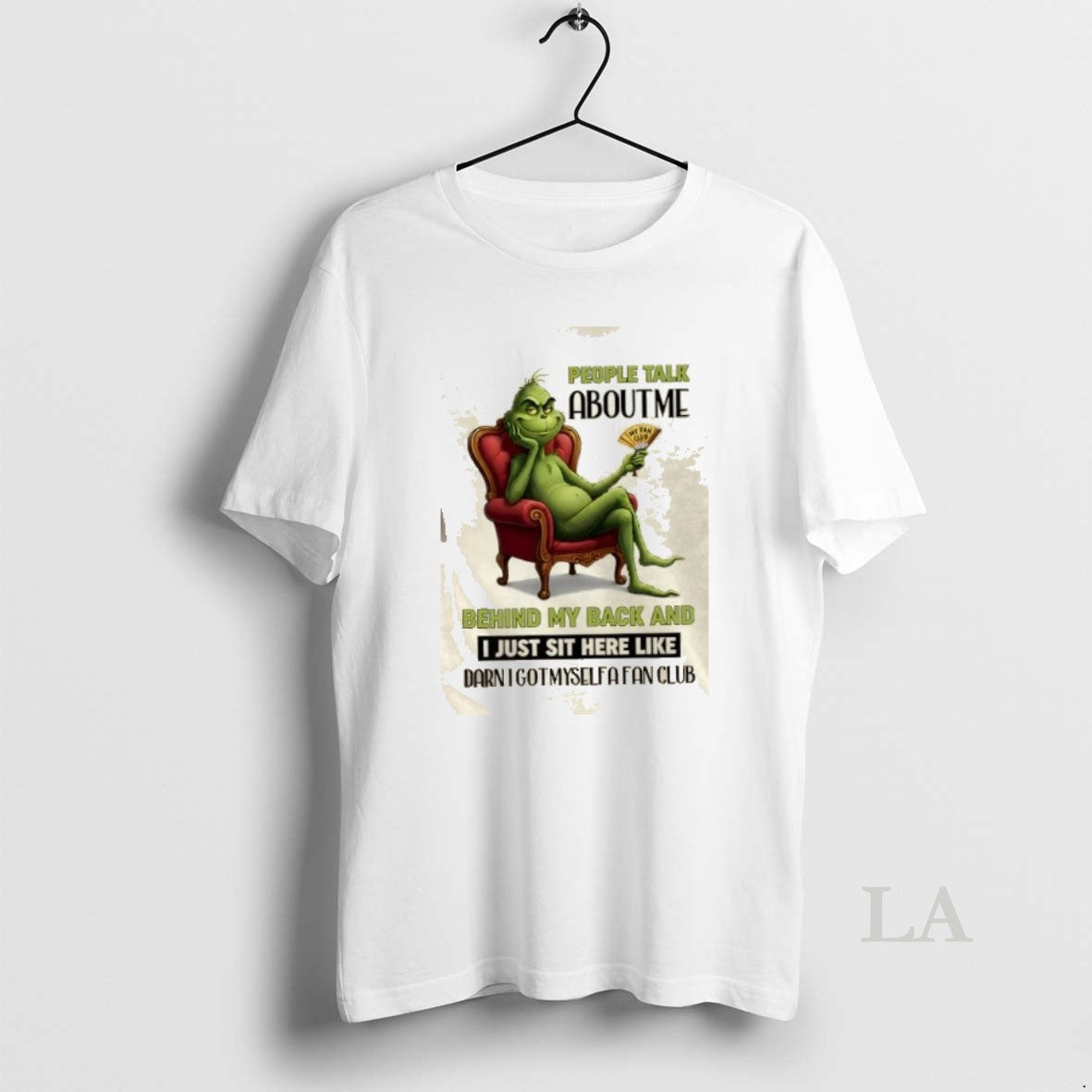 Original Grinch People Talk About Me Behind My Back And I Just Sit Here Like T-Shirts, Hoodie, Sweatshirt | PureTeeCo.com