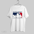 Original Holymountainprinting Outta Pocket Mlb Major League Beatdown Logo T Shirt