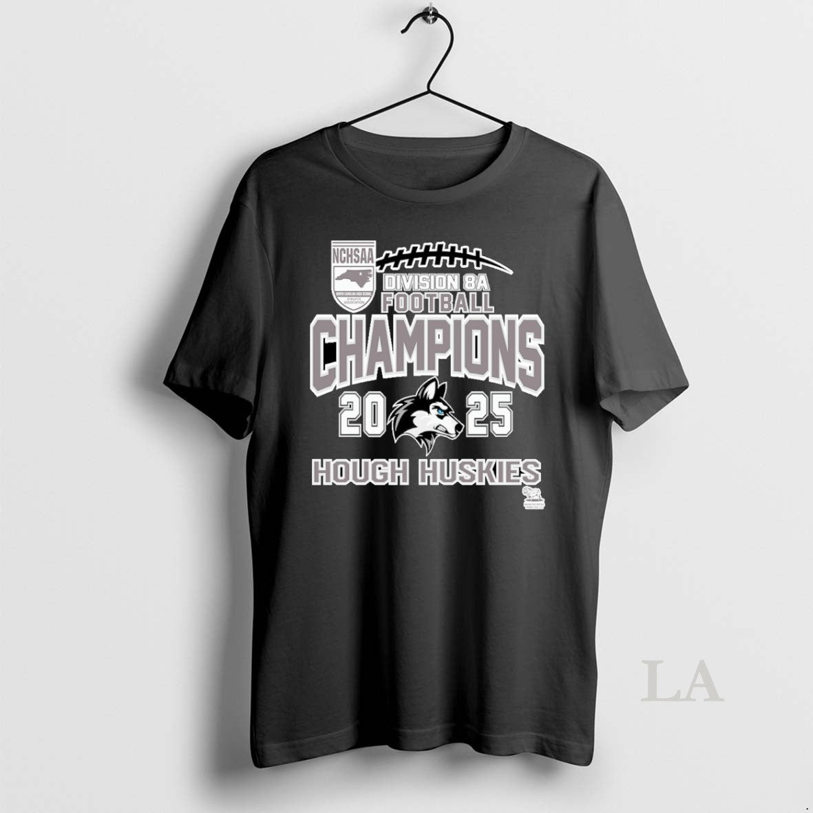 Original Hough Huskies Nchsaa Division 8a Football Champions 2025 T-Shirts, Hoodie, Sweatshirt | PureTeeCo.com