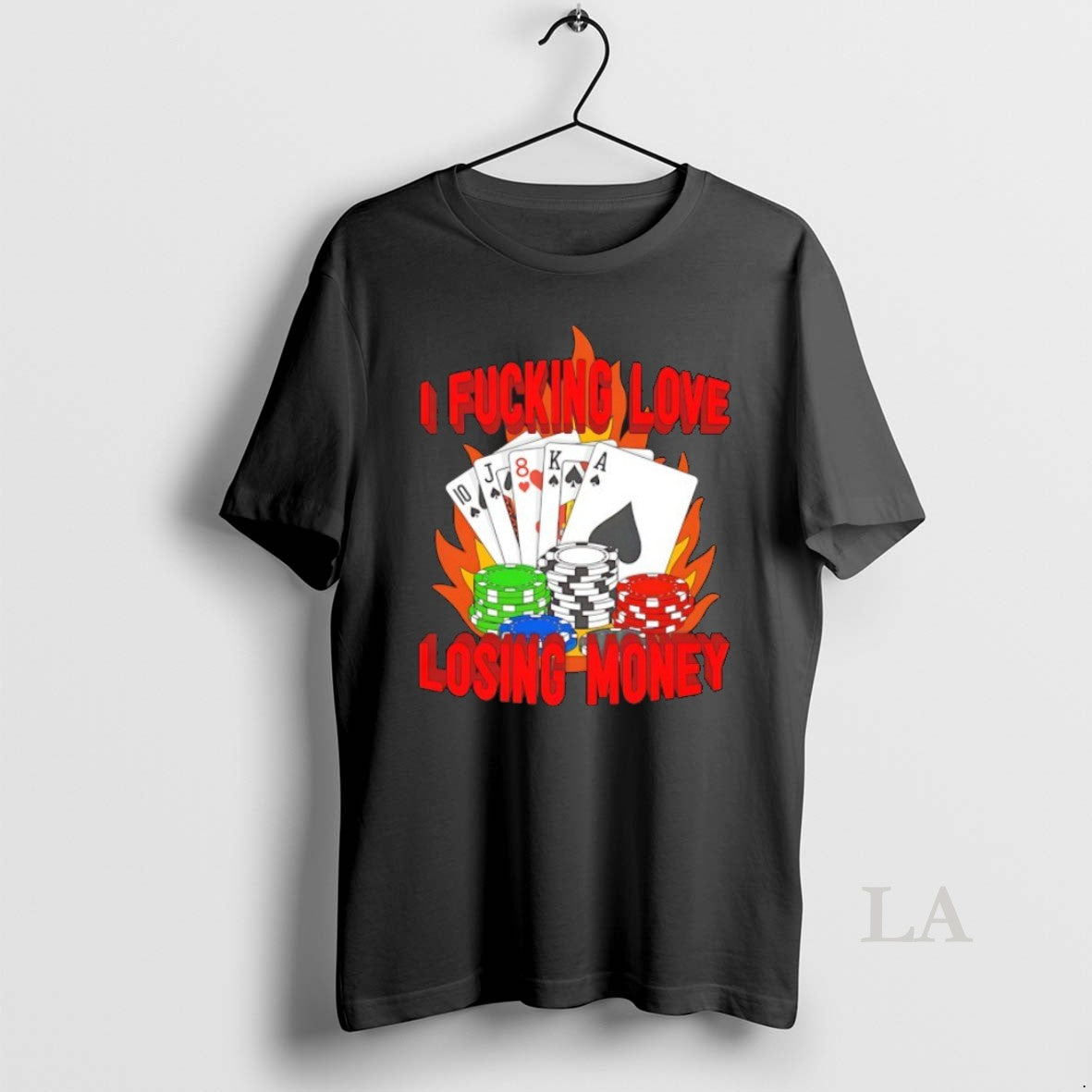 Original I Fcking Love Losing Money Casino T-Shirts, Hoodie, Sweatshirt | PureTeeCo.com