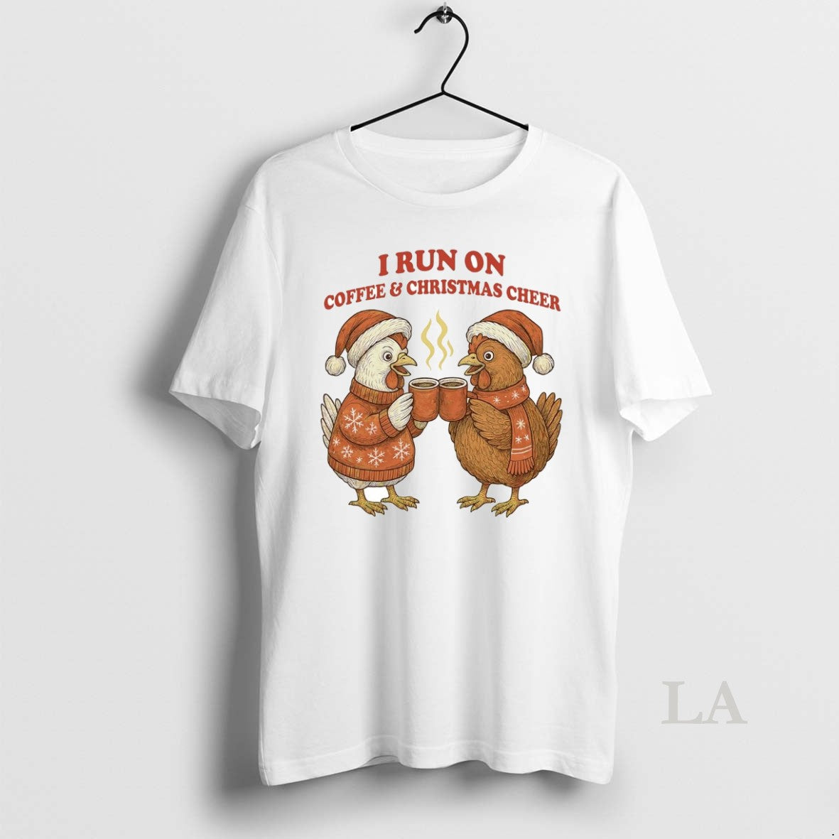 Original I Run On Coffee And Christmas Cheer T-Shirts, Hoodie, Sweatshirt | PureTeeCo.com