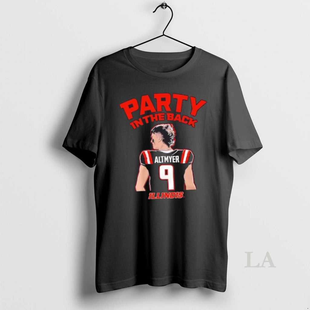 Original Illinois Football Luke Altmyer Party In The Back