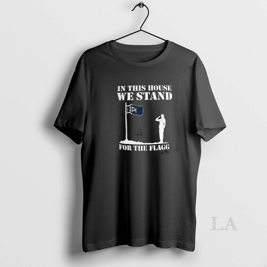 Original In This House We Stand For The Flagg Dallas Cowboys T-Shirts, Hoodie, Sweatshirt | PureTeeCo.com