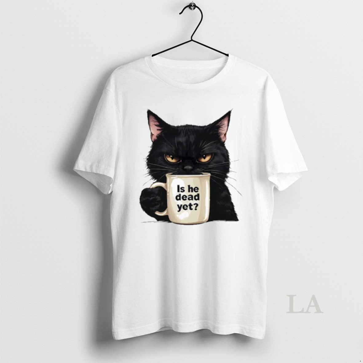Original Is He Dead Yet Black Cat