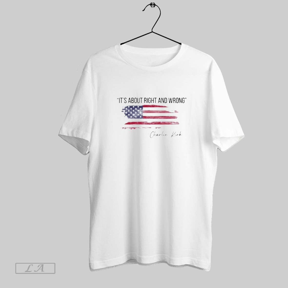 Original Its About Right And Wrong Charlie Kirk Quote
