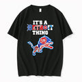 Original Its A Detroit Thing Detroit Tigers Pistons Red Wings Lions Mashup Logo Tshirts