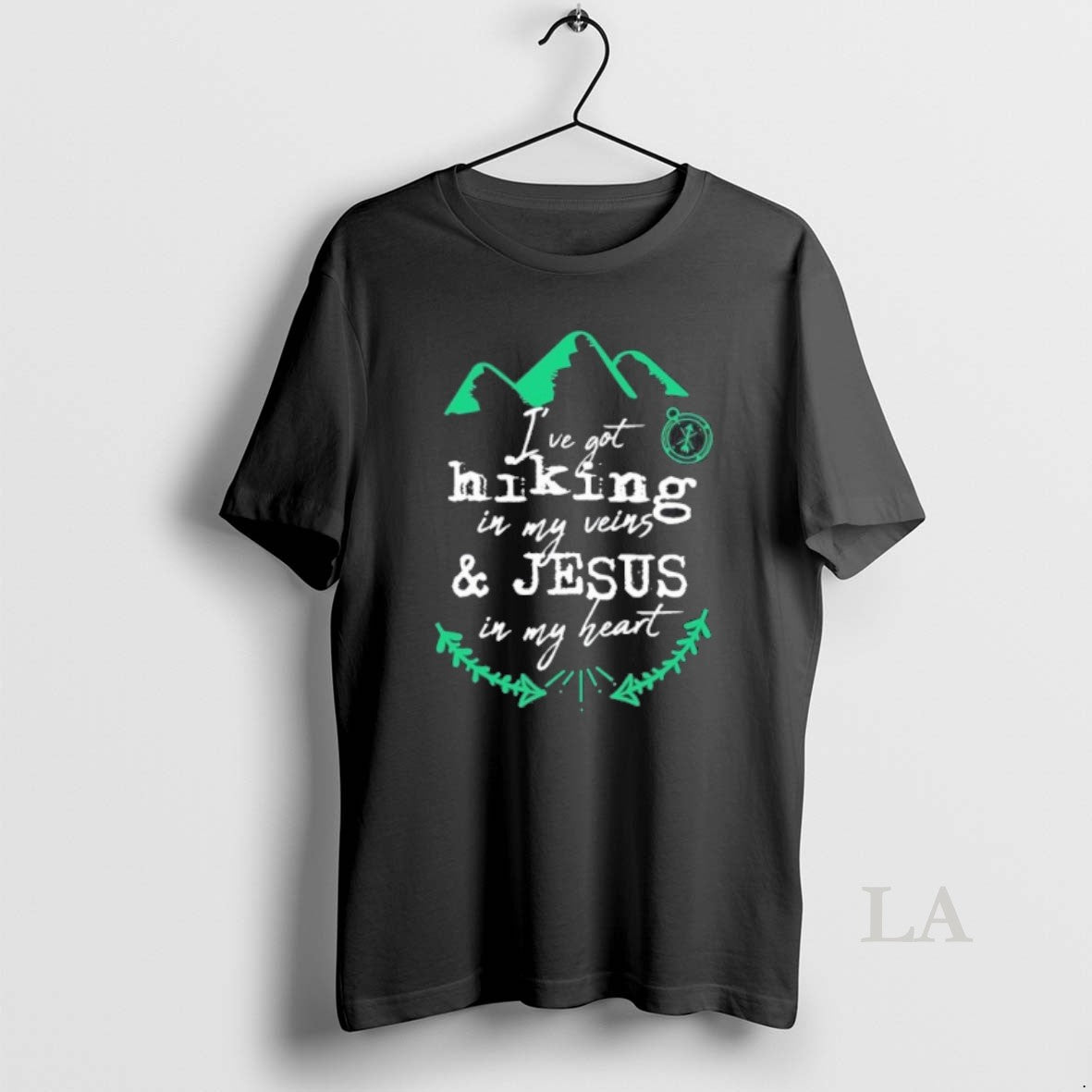 Original Ive Got Hiking In My Veins Jesus In My Heart T-Shirts, Hoodie, Sweatshirt | PureTeeCo.com