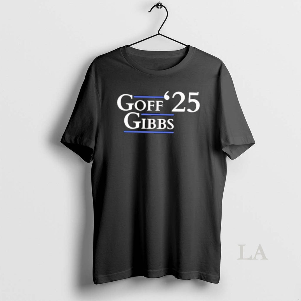 Original Jared Goff Jahmyr Gibbs 2025 Presidents T-Shirts, Hoodie, Sweatshirt | PureTeeCo.com
