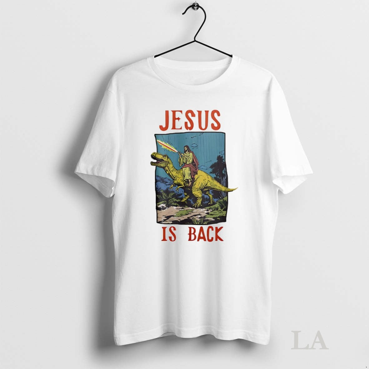Original Jesus Riding Dinosaur Jesus Is Back
