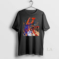 Original Joel Embiid Defense Mitchell Robinson New York Knicks Basketball Art 2026