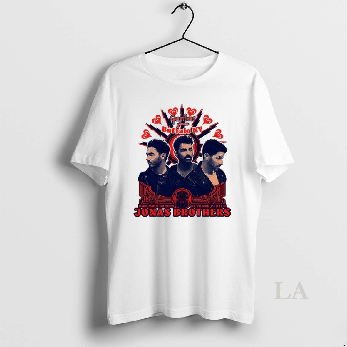 Original Jonas Greetings From Your Hometown Buffalo Ny Keybank Center 2025 T-Shirts, Hoodie, Sweatshirt | PureTeeCo.com