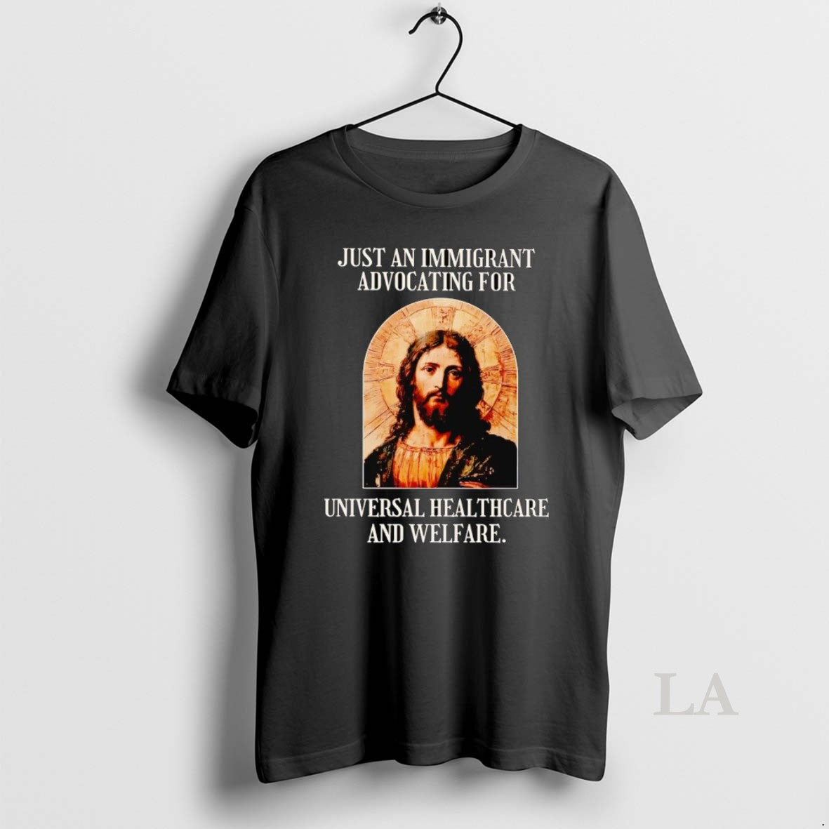Original Just An Immigrant Advocating For Universal Healthcare And Welfare T-Shirts, Hoodie, Sweatshirt | PureTeeCo.com