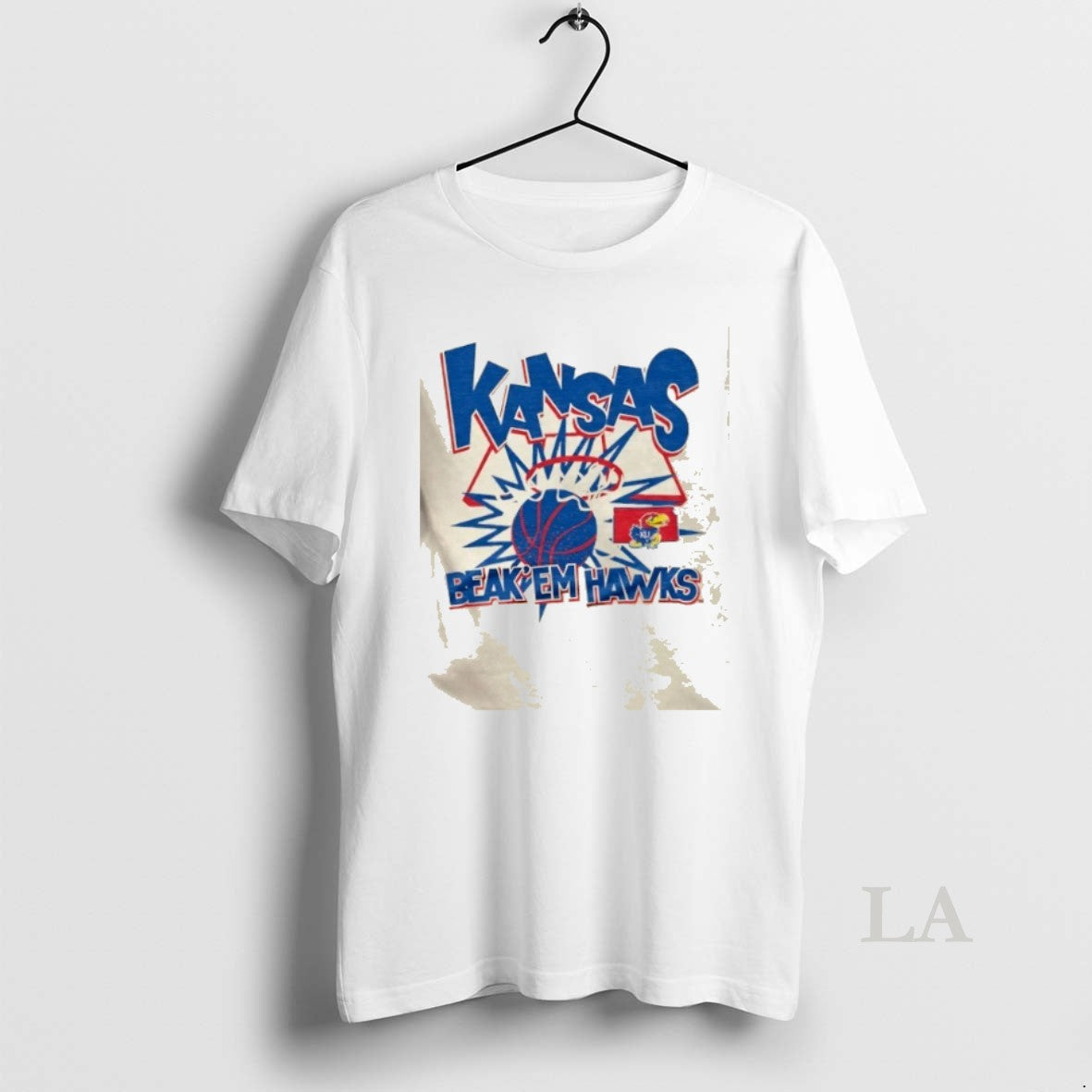 Original Kansas Jayhawks Beak Em Hawks Slam T-Shirts, Hoodie, Sweatshirt | PureTeeCo.com