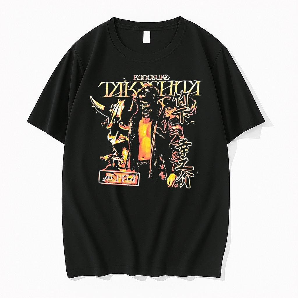 Original Konosuke Takeshita Aew Alpha Black Tshirts Jpg