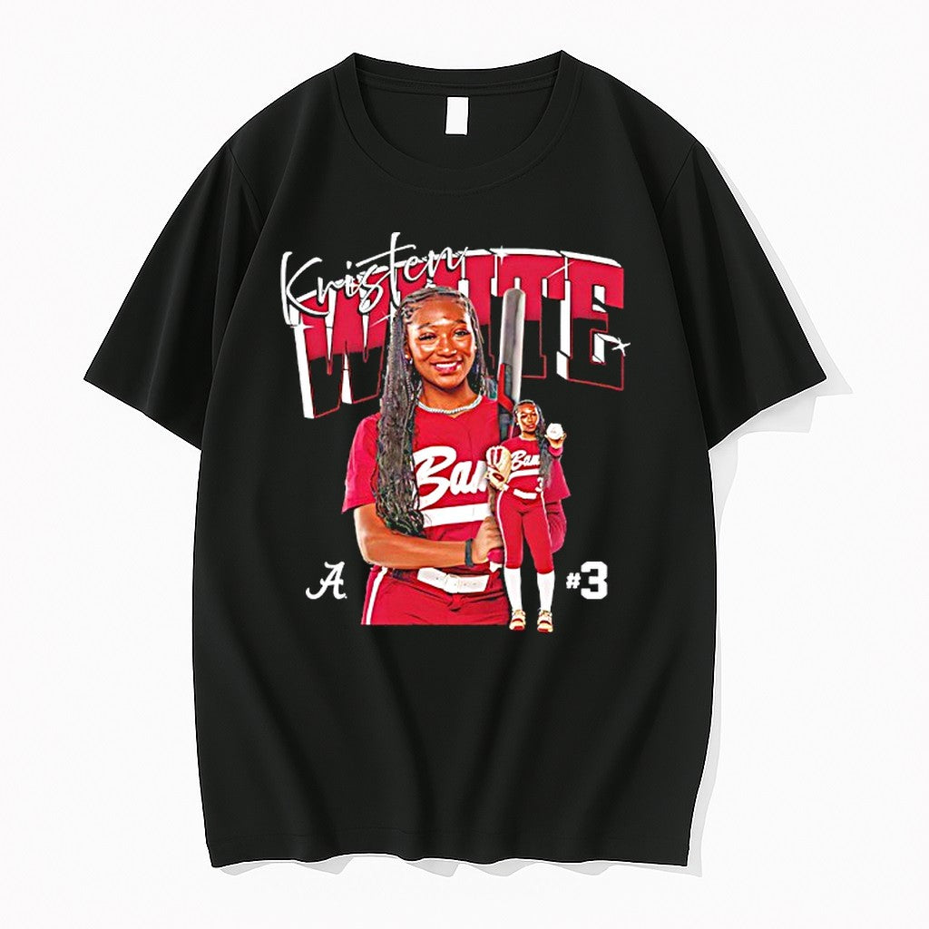 Original Kristen White Alabama Crimson Tide Tide Ncaa Softball Tshirts Jpg