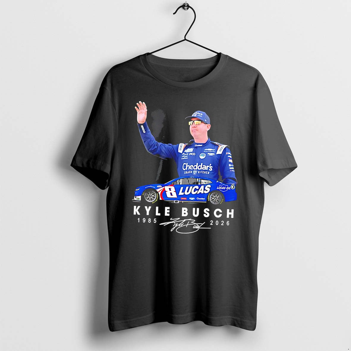 Original Kyle Busch 1985 2026 Number 8 Signature Tee Tshirts Jpg
