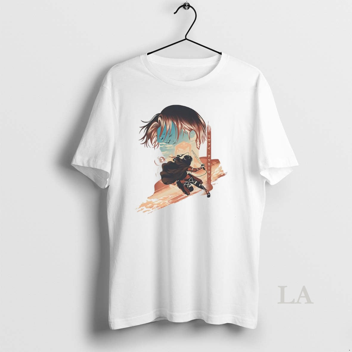 Original Levi Ackerman Attack On Titan Blades Of The Captain Anime T-Shirts, Hoodie, Sweatshirt | PureTeeCo.com