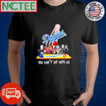 Original Los Angeles Dodgers Mlb Horror Movies characters You Can’t Sit With Us Halloween shirt
